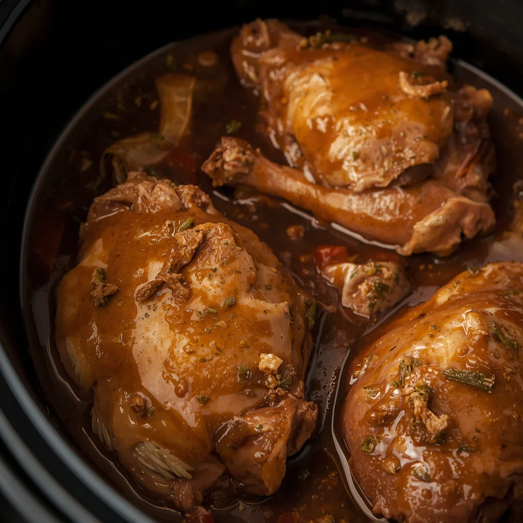 Slow Cooker Turkey Thighs in Gravy