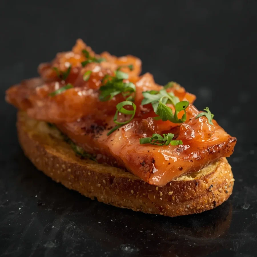 Smoked Trout Crostini