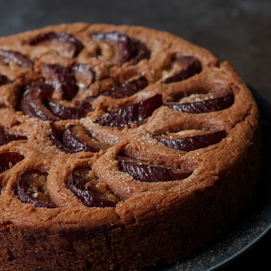 Spiced Plum & Cinnamon Cake