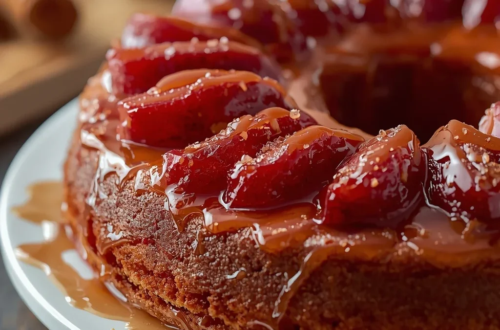 Spiced Plum & Cinnamon Cake