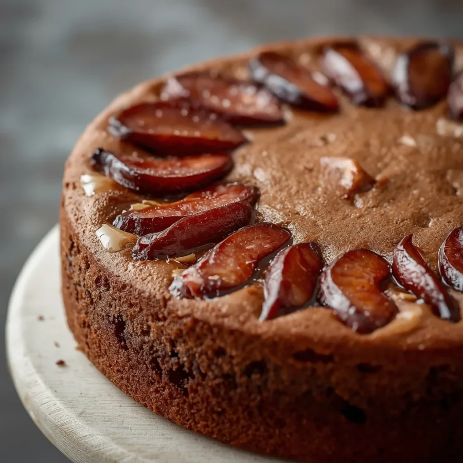 Spiced Plum & Cinnamon Cake