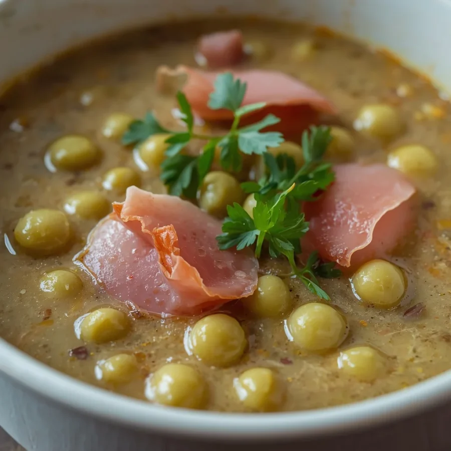 Split Pea Soup with Ham