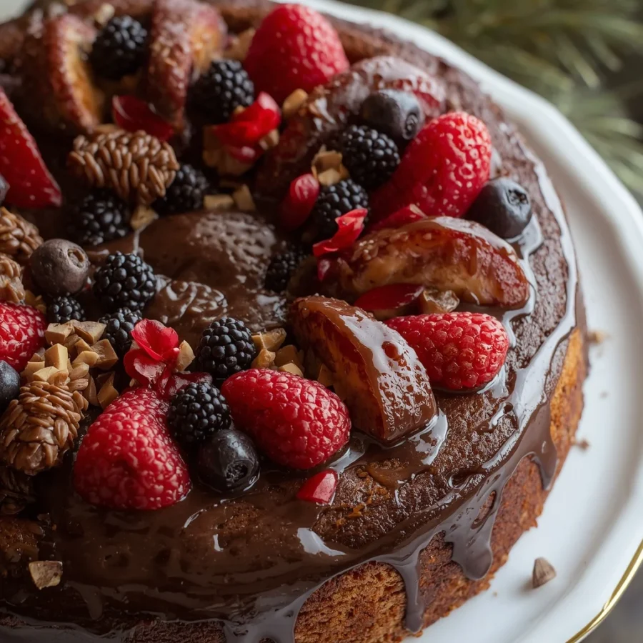 Traditional Christmas Fruit Cake