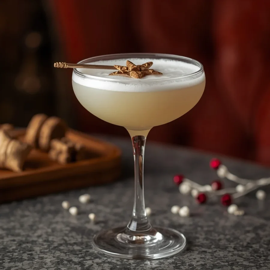 White Christmas Mocktail